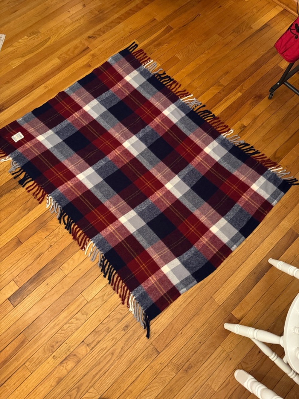 FARIBO Plaid Vintage Throw Blanket